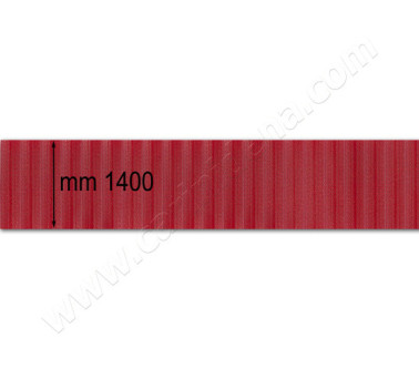 DERMOIDE PEZZA RIGATA ROSSO SCURO