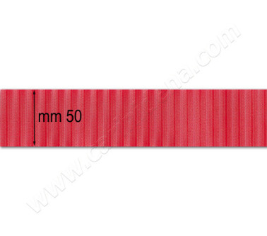 DERMOIDE 50 RIGATA ROSSO CHIARO