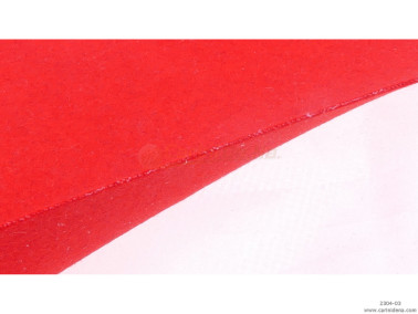 FELTRO CACHEMIRE H cm 151 SPESS mm 1.00 ROSSO (FILO INTERNO BIANCO)