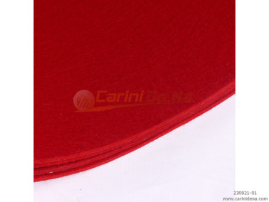 FELTRO PRESSATO mm 2 - ROSSO cm 200 X 100