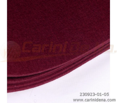 FELTRO PRESSATO mm 2 - ROSSO BORDEAUX cm 200 X 100