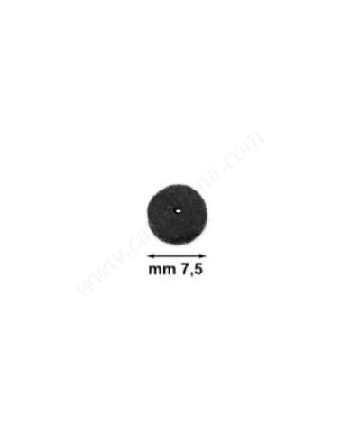 FELTRINI D.  7,5 X 2.5 mm FORO mm 2 NERO