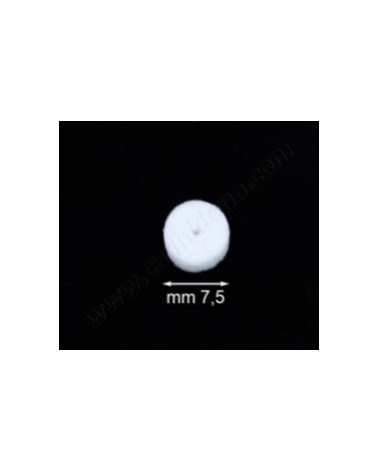 feltrini d  7 5 x 25 mm foro mm 2 bianco