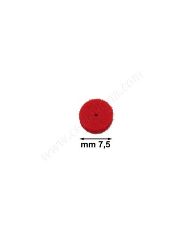 feltrini d  7 5 x 25 mm foro mm 2 rosso