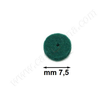 FELTRINI D.  7,5 X 2.5 mm FORO mm 2 VERDE