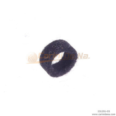 feltrini per boccole d 10 0 sp 4 5  foro mm 7 nero