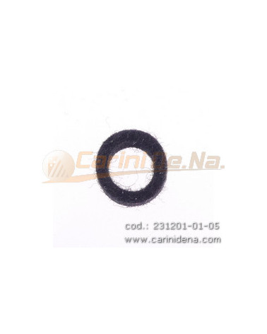 feltrini per boccole d 10 0 sp 4 5  foro mm 7 nero