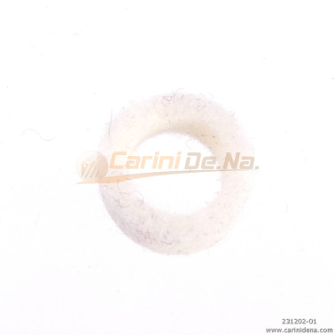feltrini per boccole d 10 0 sp 4 5  foro mm 7 bianco