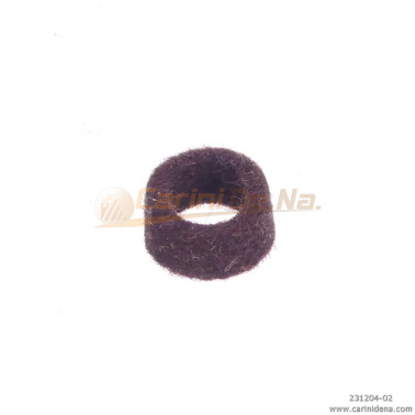 FELTRINI PER BOCCOLE D. 10,0 SP 4,5  FORO mm 7 MARRONE SCURO