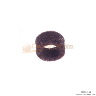 FELTRINI PER BOCCOLE D. 10,0 SP 4,5  FORO mm 7 MARRONE SCURO