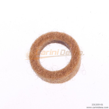 feltrini per boccole d 10 0 sp 4 5  foro mm 7 avana