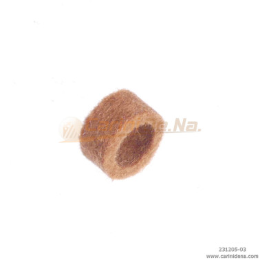 feltrini per boccole d 10 0 sp 4 5  foro mm 7 avana