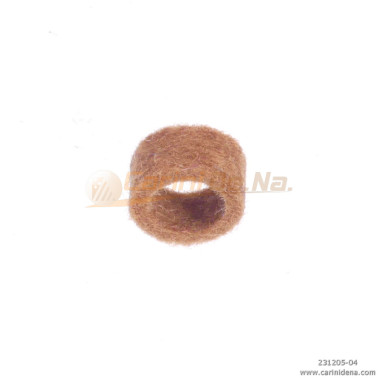 feltrini per boccole d 10 0 sp 4 5  foro mm 7 avana