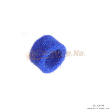 FELTRINI PER BOCCOLE D. 10,0 SP 4,5  FORO mm 7 BLU ELETTRICO