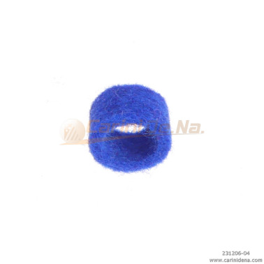FELTRINI PER BOCCOLE D. 10,0 SP 4,5  FORO mm 7 BLU ELETTRICO