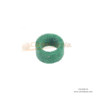 feltrini per boccole d 10 0 sp 4 5  foro mm 7 verde