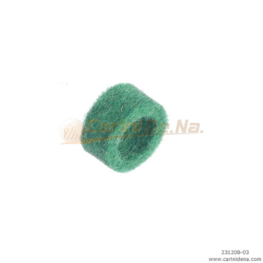 feltrini per boccole d 10 0 sp 4 5  foro mm 7 verde