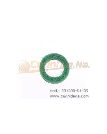 feltrini per boccole d 10 0 sp 4 5  foro mm 7 verde