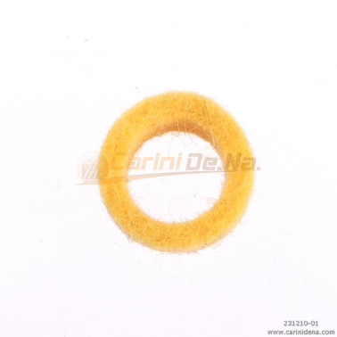 FELTRINI PER BOCCOLE D. 10,0 SP 4,5  FORO mm 7 GIALLO