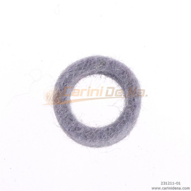 FELTRINI PER BOCCOLE D. 10,0 SP 4,5  FORO mm 7 GRIGIO