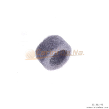 feltrini per boccole d 10 0 sp 4 5  foro mm 7 grigio