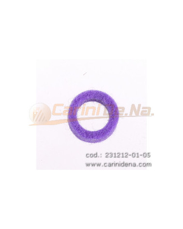 FELTRINI PER BOCCOLE D. 10,0 SP 4,5  FORO mm 7 VIOLETTO