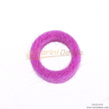 feltrini per boccole d 10 0 sp 4 5  foro mm 7 fuxia
