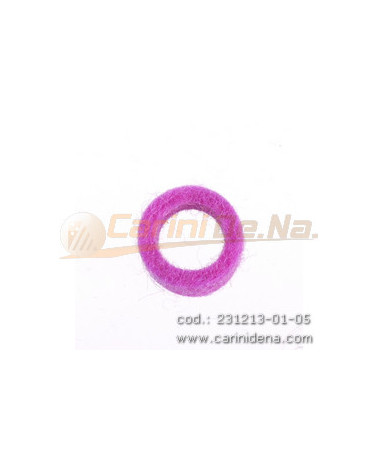 feltrini per boccole d 10 0 sp 4 5  foro mm 7 fuxia