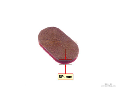 PELLE E FELTRO PER VALV OVALI 4   +1