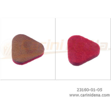 PELLE E FELTRO PER VALV TRIANG 2   +1