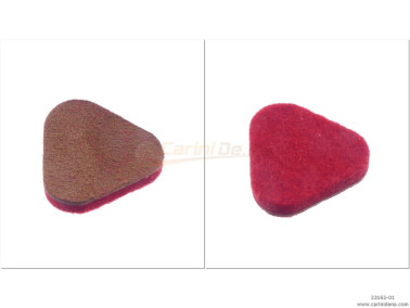 PELLE E FELTRO PER VALV TRIANG 3   +1