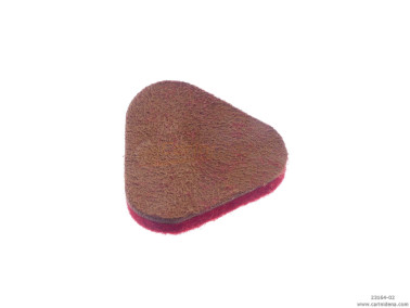 PELLE E FELTRO PER VALVOLE TRIANGOLARI SP. mm 4,5 (4,0+PELLE) MARRONE/ROSSO