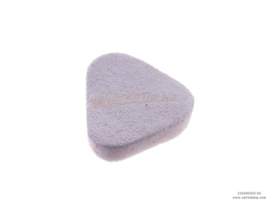 PELLE E FELTRO PER VALVOLE TRIANGOLARI SP. mm 4,5 (4,0+PELLE) BIANCA/BIANCO