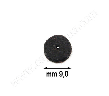 FELTRINI D.  9,0 X 2.5 mm FORO mm 2 NERO