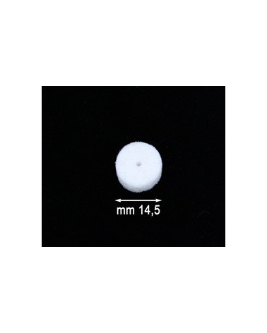 FELTRINI D. 14,5 X 2,5 mm FORO mm 2 BIANCO