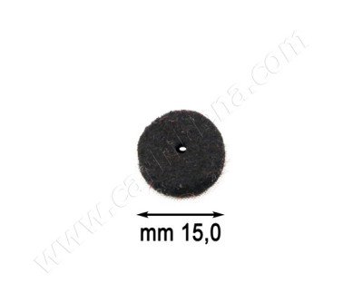 feltrini d 15 0 x 2 5 mm foro mm 2 nero