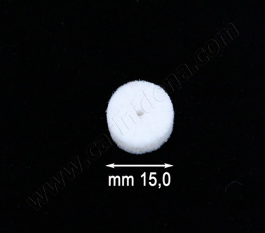 FELTRINI D. 15,0 X 2,5 mm FORO mm 2 BIANCO