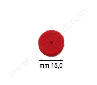 FELTRINI D. 15,0 X 2,5 mm FORO mm 2 ROSSO