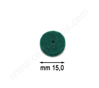FELTRINI D. 15,0 X 2,5 mm FORO mm 2 VERDE
