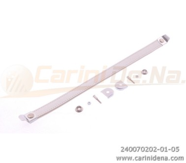 SERRAMANTICI SLAVI CUOIO/SCAY cm 33 CON BORCH. SLAVA PIATTA - BIANCO