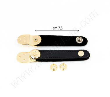 BELLOW STRAPS EXTRA VELVET GOLD cm  7.5