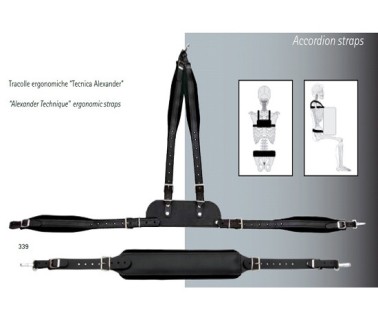 TRACOLLE FISA L 8I CUOIO/VELLUTO ERGONOMICHE - MOD 339/A