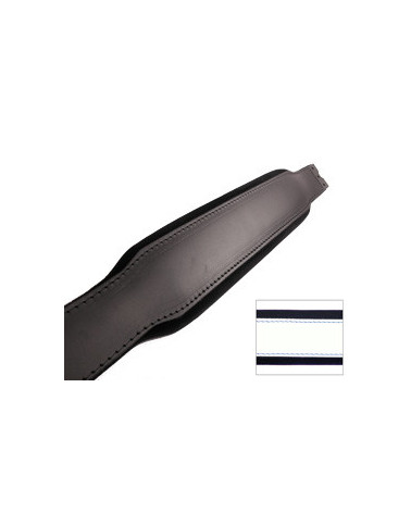 MANALI L8 CUOIO/VELLUTO cm 50 - BIANCO/BLU