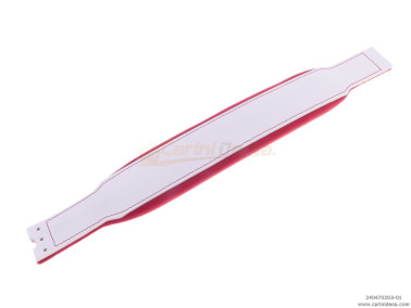 MANALI L8 CUOIO/VELLUTO cm 54 - BIANCO/ROSSO