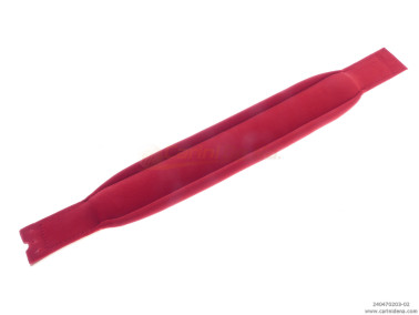 MANALI L8 CUOIO/VELLUTO cm 54 - BIANCO/ROSSO