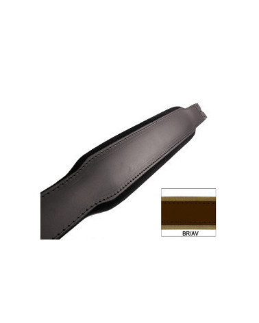 BASS STRAP MOD. L8 VELVET CM 54 BROWN/AVANA