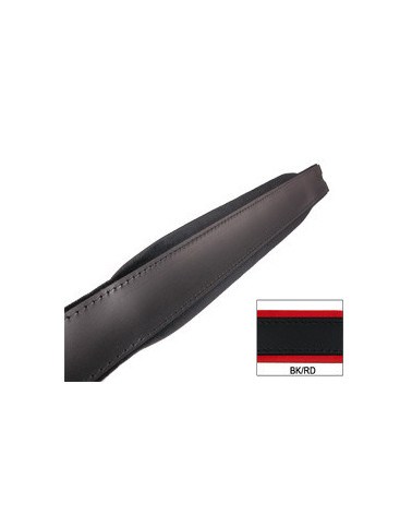 MANALI 4C CUOIO/VELLUTO cm 50 - NERO/ROSSO