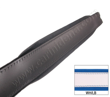 MANALI 4C CUOIO/VELLUTO cm 54 - BIANCO/AZZURRO