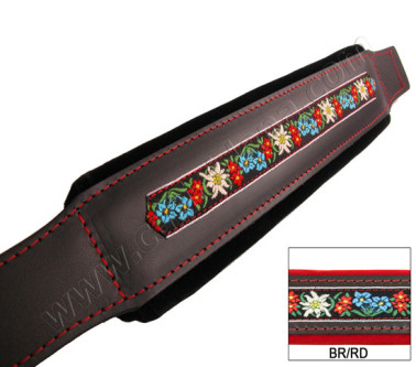 BASS STRAP FOLK L8 cm 54 BROWN/RED