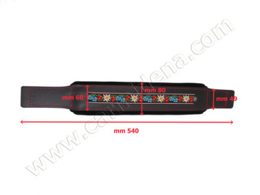 BASS STRAP FOLK L8 cm 54 BROWN